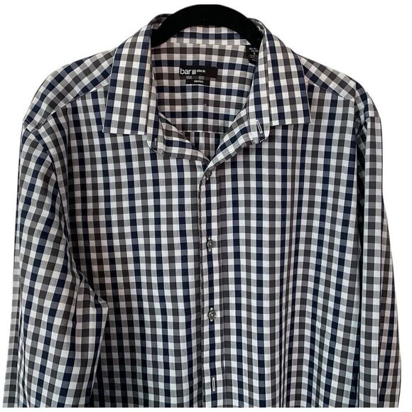 Bar lll Slim Fit Stretch Button Down Shirt L  NWOT - Picture 2 of 6